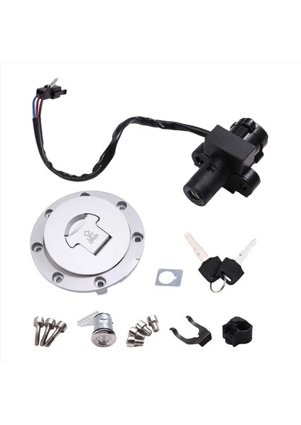 Motosiklet Yakıt Kapağı Ateşleme Anahtarı Koltuk Kilidi Honda CB250 Hornet FMX650 Fmx 650 2005-2006 (Yurt Dışından) fiyatları