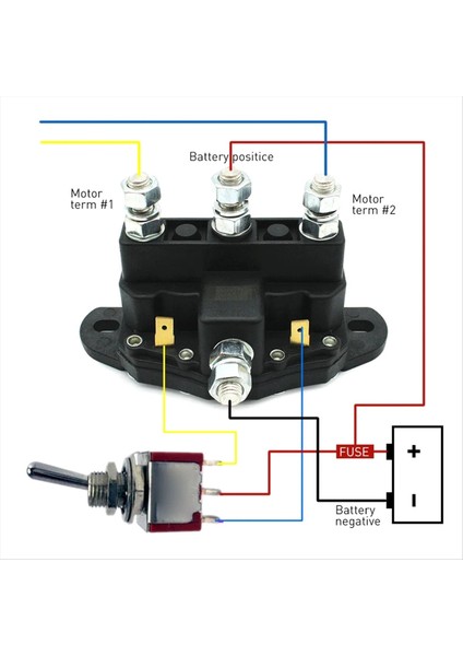 12V Elektrik Vinç Kontaktörü Elektromanyetik Röle 24450BX 6660-110 (Yurt Dışından) fırsatları
