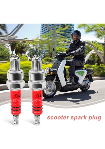 2 Yarış 3 Elektrot Buji Paket A7TC 50CC 110CC 125CC 150CC 150CC Atv Scooter Dirt Bike Go Kart (Yurt Dışından) fiyatları