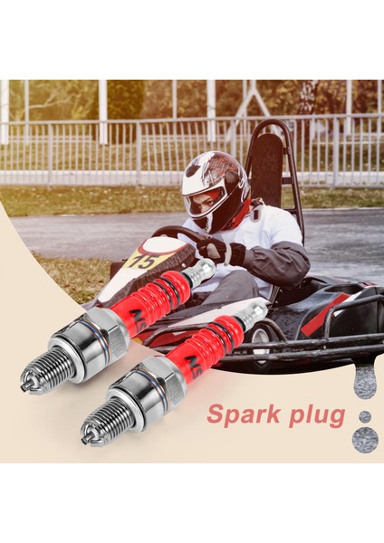 2 Yarış 3 Elektrot Buji Paket A7TC 50CC 110CC 125CC 150CC 150CC Atv Scooter Dirt Bike Go Kart (Yurt Dışından) modelleri