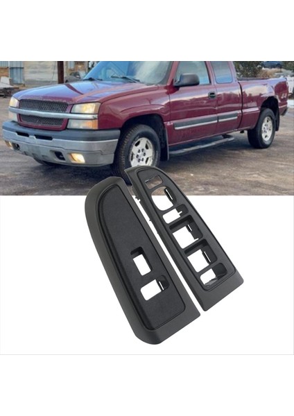 Araba Cam Cam Kontrol Paneli Kolçak Asansör Anahtarı Düğmesi Kapak 89045120 89045127 Chevy Silverado Gmc Sierra Yukon (Yurt Dışından) modelleri