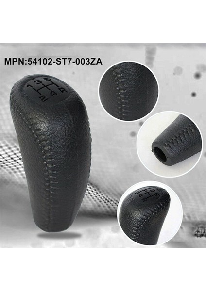 Honda Acura 94-01 54102-ST7-003ZA Balck Için 5x Araba Deri Hızlı Dişli Vardiyası (Yurt Dışından) fiyatları