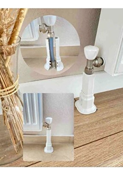 Ayarlı Tekli Beyaz Boru Petek Radyatör Gizleme Aparatı Kolay Montaj 1 Adet indirimleri