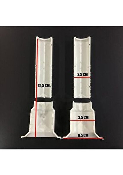 Ayarlı Tekli Beyaz Boru Petek Radyatör Gizleme Aparatı Kolay Montaj 1 Adet