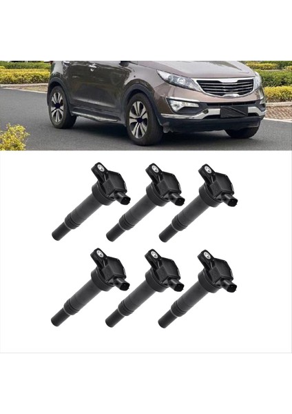 6pcs Araba Ateşleme Bobini 27300-2E000 UF651 Hyundai Elantra Kia Soul Forte 1 8l 2 0l 2011-2016 273002E000 5C1861 (Yurt Dışından) indirimleri