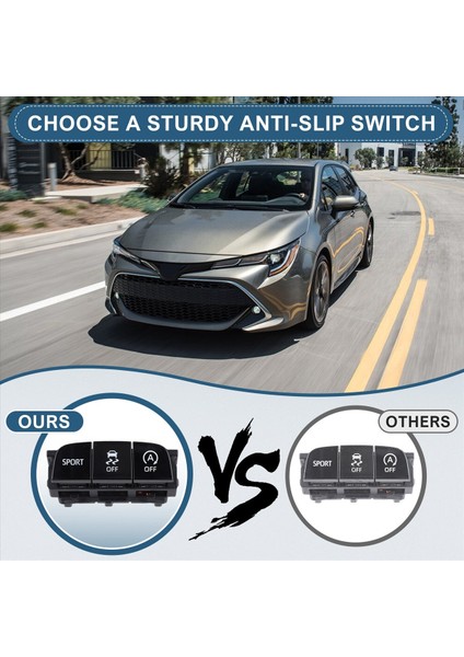 Araba Ön Anti-Sıdlı Anahtar Üçlü Silindir Modu Toyota Corolla 2019-2022 Lhd Için Anahtar Anahtar (Yurt Dışından) fırsatları