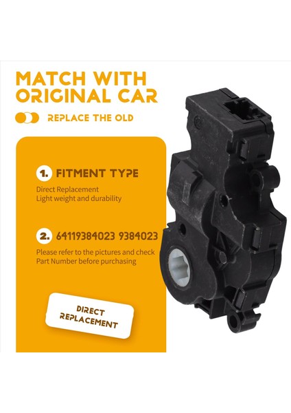 64119384023 Araba Aktüatör Anahtarı Bmw Için Motor Isıtıcısı G20 G22 G26 G28 G30 G38 G32 G14 G15 G29 9384023 (Yurt Dışından) indirimleri
