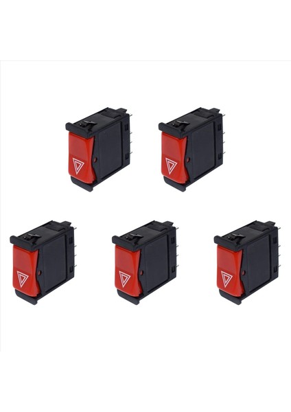 5x Uyarı Acil Tehlike Işık Flaşör Anahtarı 1248200110 Mercedes-Benz Için W124 W201 W202 500E 300CE 400E 190E 300D (Yurt Dışından)