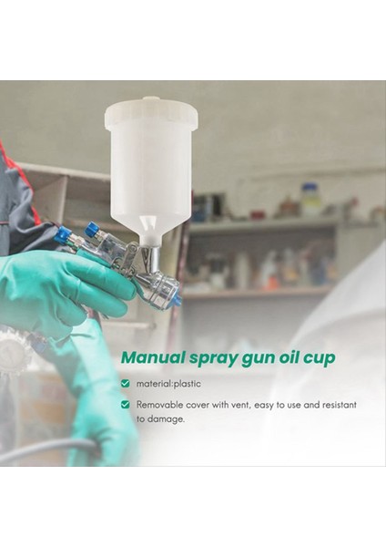 2 Pcs 600ML Plastik Hvlp Boya Kupası Pot Sata Püskürtücü Kupa Konnektörü Jet Boya Püskürtücü (Yurt Dışından) fiyatları