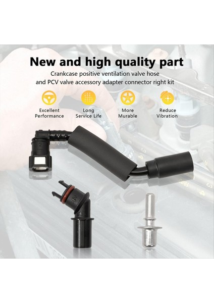 Pozitif Karter Havalandırma Valfi Tüp Hortumu ve Pcv Chevy Traverse 12583384 Için Valf Montaj Adaptör Konektörü Kiti (Yurt Dışından) fırsatları