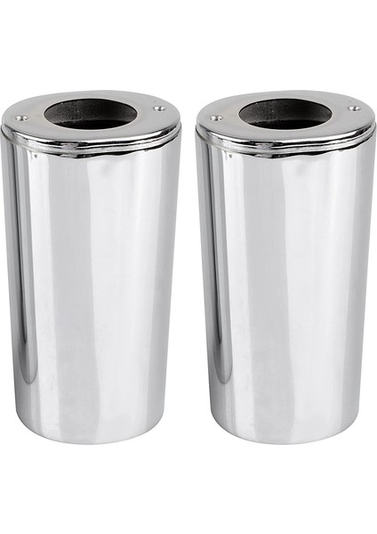 1 Çift Krom Motosiklet Ön Çatal Şok Kaydırıcı Kapak Inekbells Emici 1984-2013 Harley Touring Street Tour Glide (Yurt Dışından)