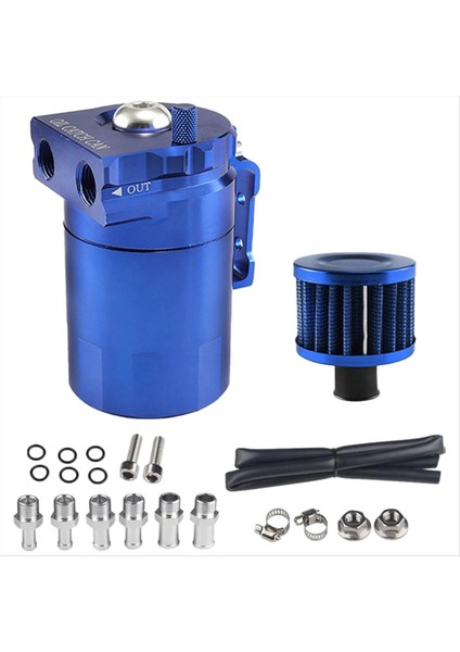Mavi Araç Evrensel 300ML Yağ Nefes Alabilir Motor Hava Ayırıcısı Havalandırma Deliği Motoru Hava Yağı Ayırıcı (Yurt Dışından)