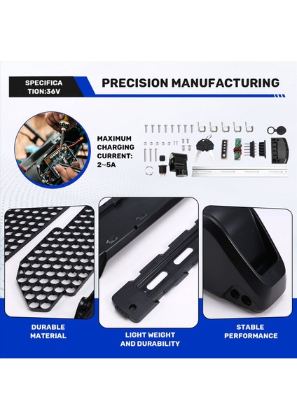 Dp-9 Ebike Pil Kılıfı 91PCS 18650 Hücreler Kutusu Dıy Downtube Pil 36V Için Elektrikli Bisiklet Pil Kılıfı (Yurt Dışından) indirimleri