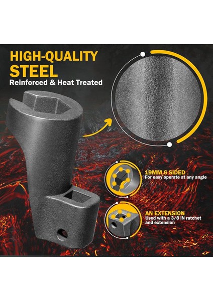 Detroit Dizel DD13 DD15 DD16 Için 19MM Basınçlı Yakıt Hattı Soketi W47058090900&#39 E Alternatif (3/8 Inç Sürücü) (Yurt Dışından) fırsatları