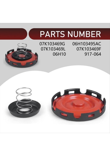Araba Pcv Valf Kapağı+Diyafram+Yay 07K103469G 06H103495AC 07K103469L 06H10 917-064 Audi A3 Vw Golf Jetta Için (Yurt Dışından) fırsatları