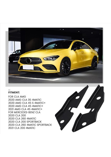 Mercedes Için Yeni Benz Cla Amg Sol ve Sağ Ön Tampon Üst Montaj Ray Braketi Parça Numarası 1188850201 1188850301 (Yurt Dışından) fırsatları
