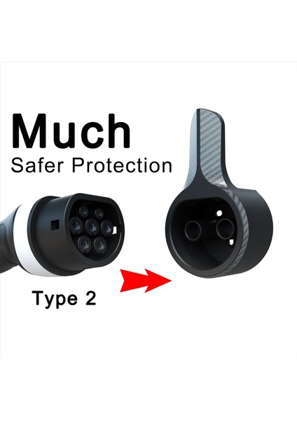 Ev Şarj Cihazı Tutucu Kılıf Dock Için Elektrikli Araç Tip 2 Şarj Kablosu Ekstra Koruma Lider Dock Aksesuarları (Yurt Dışından) modelleri