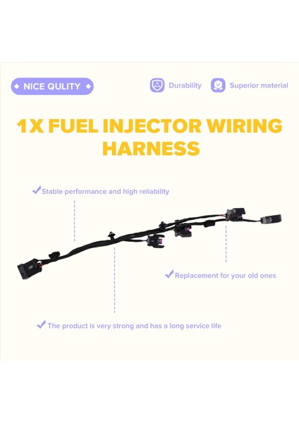 338104A802 33810-4A802 Hyundai Porter2 H100 Kıa Bongo3 K2500 Için Yakıt Enjektör Kablo Demeti (Yurt Dışından) fırsatları