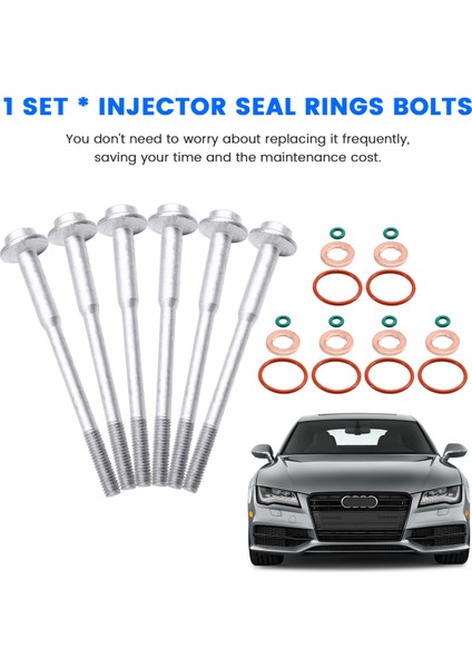 WHT004923B 059130519B WHT000884 WHT007480A Enjektör Conta Halkaları Cıvataları Audi Volkswagen ve Porsche Için (Yurt Dışından) modelleri