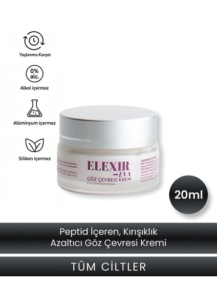 Göz Çevresi Kremi-Morluk, Şişlik ve İnce Çizgilere Karşı Aydınlatıcı ve Nemlendirici Bakım-20ML