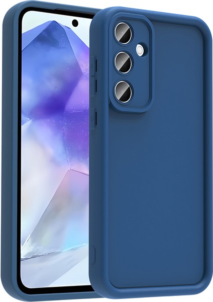 Galaxy A56 Kılıf Kamera Korumalı Senk Ananas Kapak - Koyu Yeşil