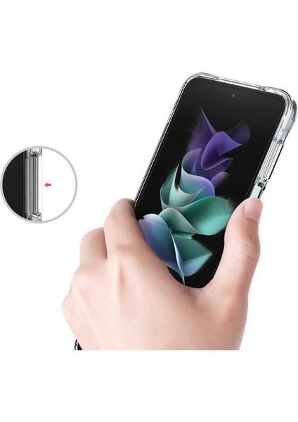 Galaxy Z Flip 4 Kılıf Senk Vonn Kapak-Renksiz indirimleri