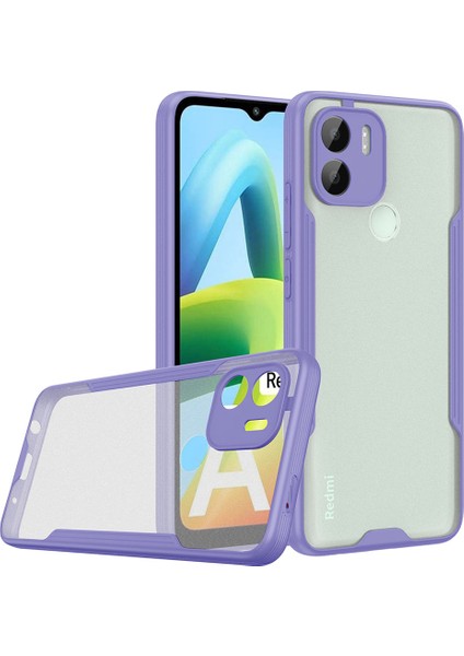 Xiaomi Redmi A1 Kılıf Senk Parfe Kapak-Mor