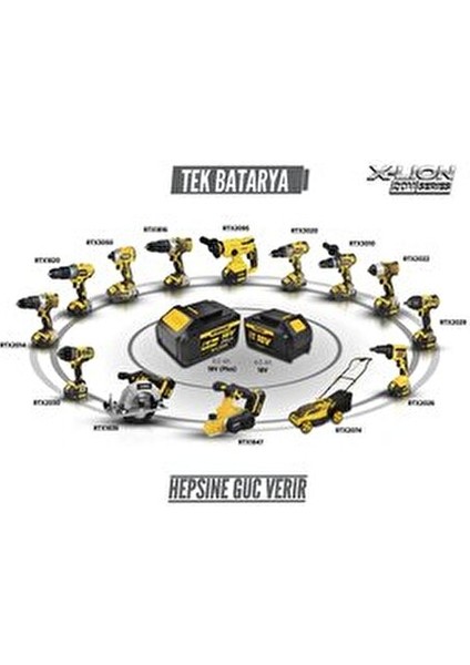 X-Lion Akü Yedek Batarya 4.0 Ah 18V Termal Koruma ve Led Gösterge Özellikli indirimleri