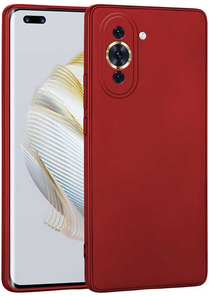 Huawei Nova 10 Pro Kılıf Senk Premier Silikon Kapak-Kırmızı