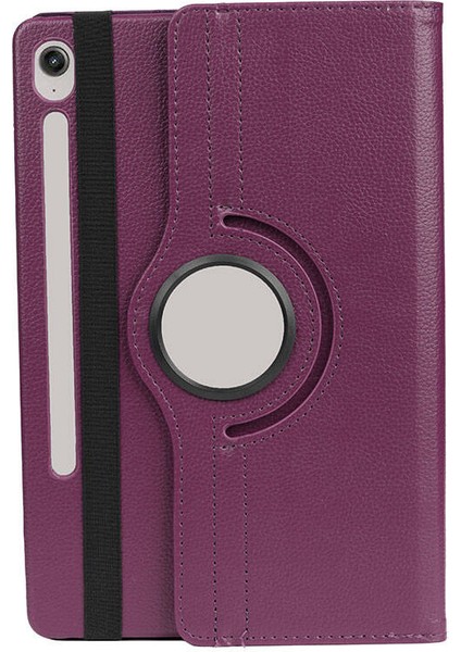 Galaxy Tab S9 Uyumlu Senk Dönebilen Standlı Kılıf-Mor