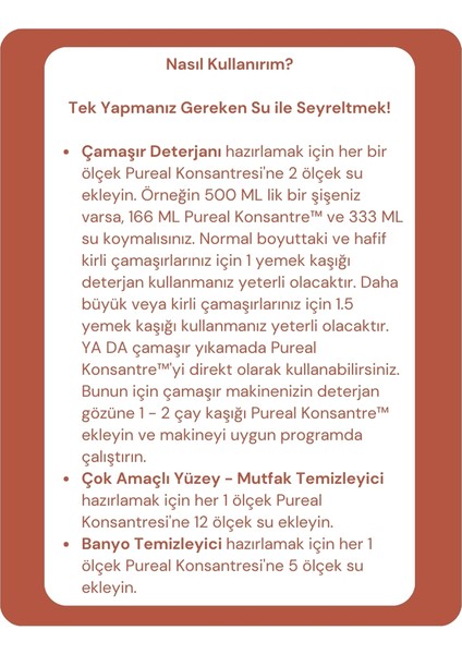 Çok Amaçlı Tüm Ev Temizlik Konsantresi - 1 LT