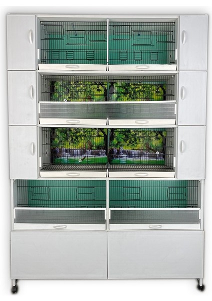 Istanbul Kafes - Model M08YSY Pvc Kafes - Sağ Sol Yuvalıklı (MONTAJLI KURULU GÖNDERİM) fiyatları