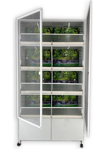 - Model M08D PVC DOLAP - PVC KAFES - PVC SALMA KAFES (MONTAJLI KURULU GÖNDERİM) modelleri