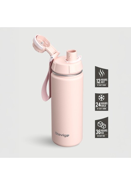 1 Hand Leak-Proof Sızdırmaz Çelik Termos 500 Ml Icy Pınk St-222 fiyatları