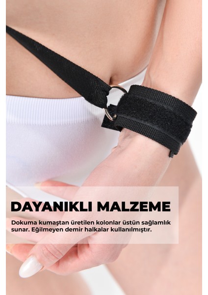 Sofya Passion Bdsm Kelepçe Seti, Erotik Önden Ve Arkadan Bağlama Aksesuarları