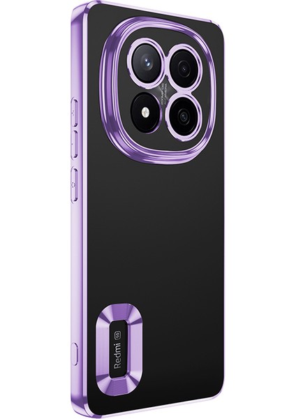 Redmi Note 14 Pro Plus Kılıf Kamera Korumalı Logo Gösteren Senk Omega Kapak - Gümüş indirimleri