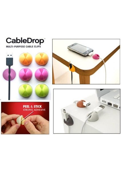 Kablo Sabitleyici Aparat 6 Adet