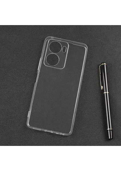 Vivo Y16 Kılıf Senk Süper Silikon Kapak-Renksiz fırsatları