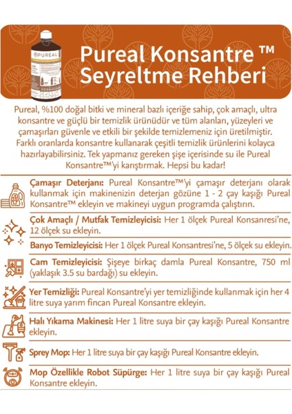 Çok Amaçlı Tüm Ev Temizlik Konsantresi - 500 ML