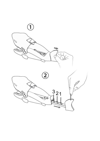 Araç Fırlatma Seti Köpek Balığı modelleri