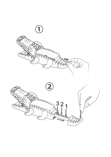 Araç Fırlatma Seti Timsah modelleri