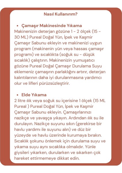 Doğal Yün, Ipek ve Kaşmir Çamaşır Deterjanı - 30 Yıkama indirimleri