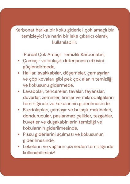 Çok Amaçlı Temizlik Karbonatı fiyatları