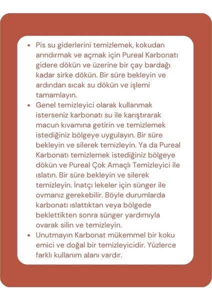 Çok Amaçlı Temizlik Karbonatı indirimleri