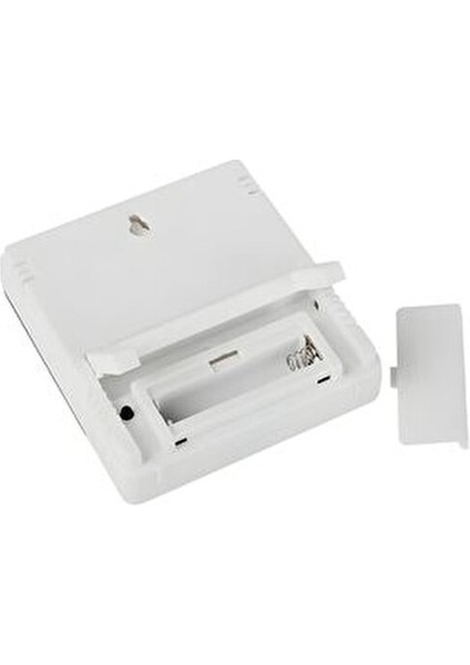 Dijital Termometre Sıcaklık ve Nem Ölçer LCD Ekranlı Masa Saati Alarm Özellikli