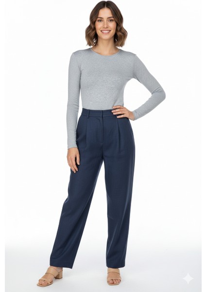 Kadın Düz Renk Uzun Kollu Dar Kesim Bedene Oturan Likralı Turlu Viskon Kumaş Badi fiyatları