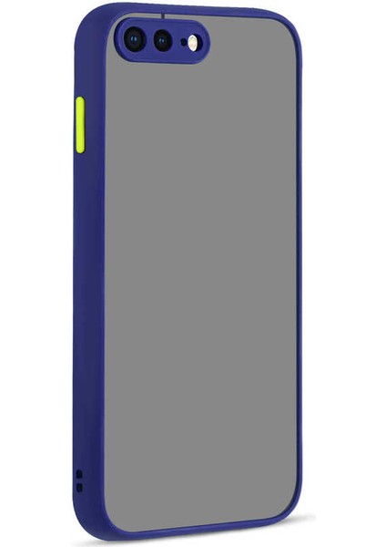 iPhone 8 Plus Uyumlu Senk Hux Kapak-Lacivert