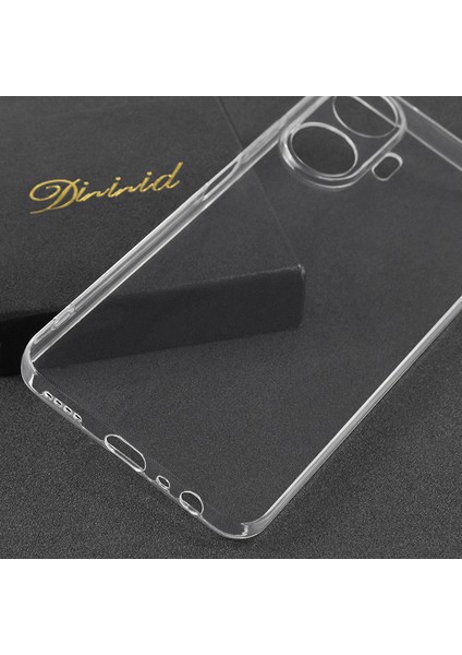 Realme C55 Kılıf Senk Süper Silikon Kapak-Renksiz modelleri