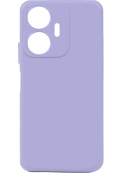 Realme C55 Kılıf Senk Biye Silikon-Lila
