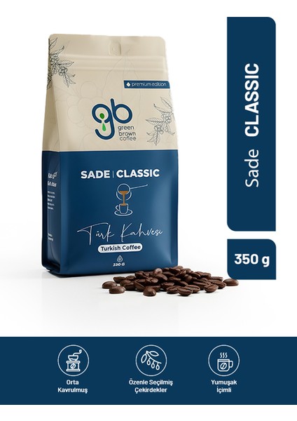 Sade Türk Kahvesi 350 gr + Hediye